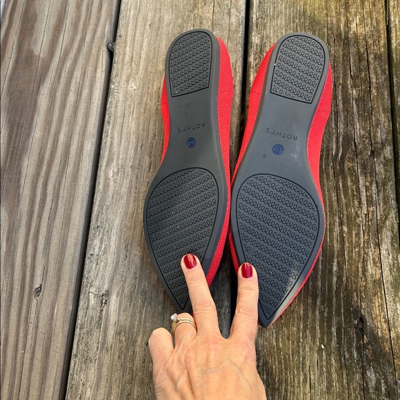 Rothy’s The Point Flame Red 8.5 - Picture 10 of 13